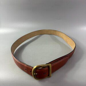 Brooks Brothers 8340 British Tan Leather Men's Belt, Size 36